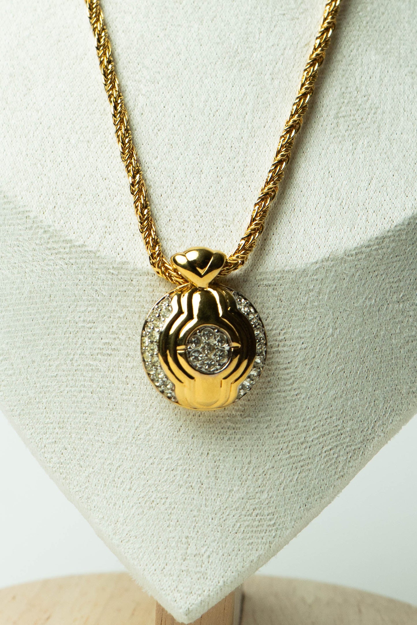 The Nina Ricci Médaillon Constellation Pavé Necklace