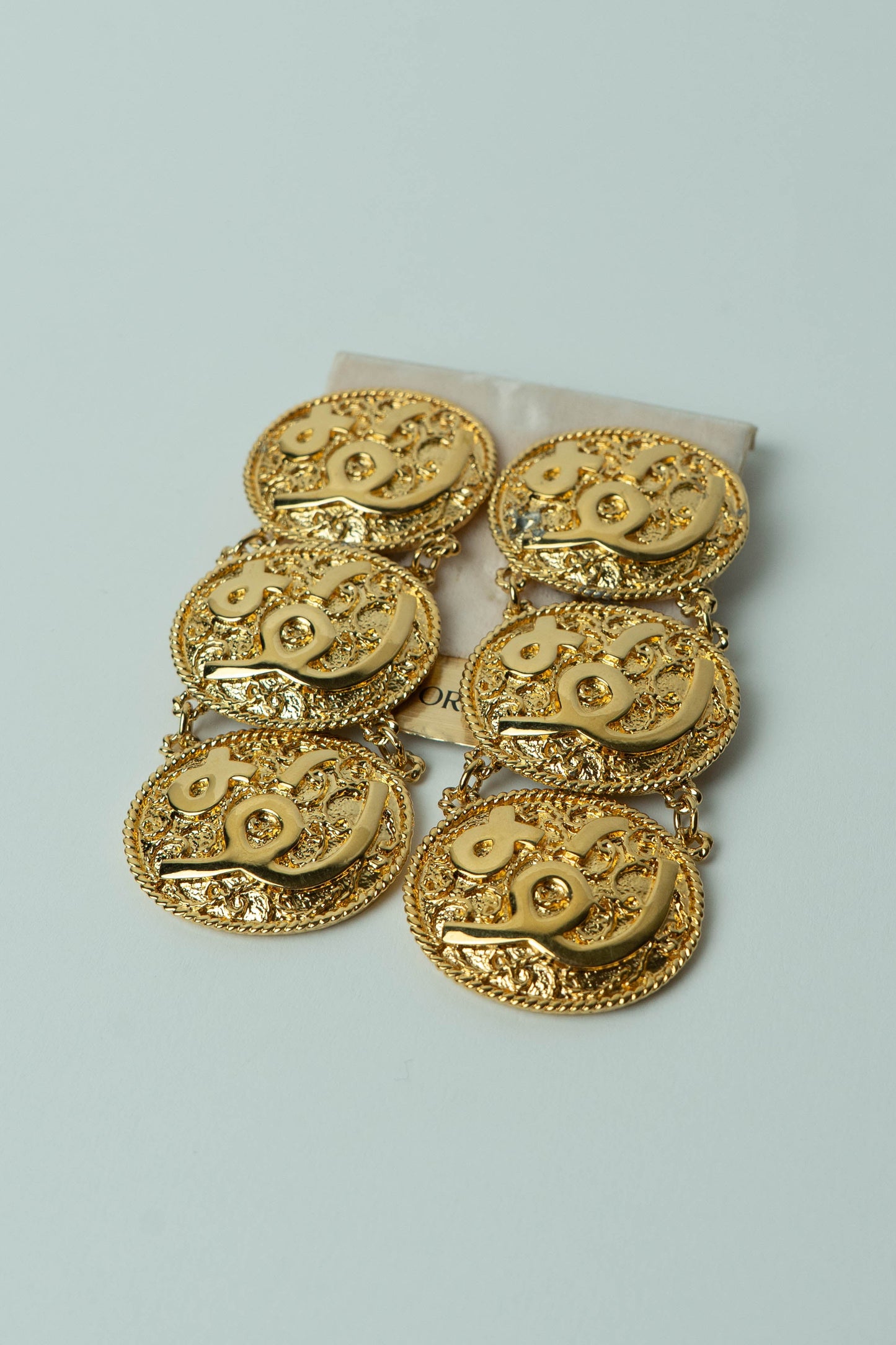 The D’Orlan Cascading Calligraphie Arabe Pendant Earrings