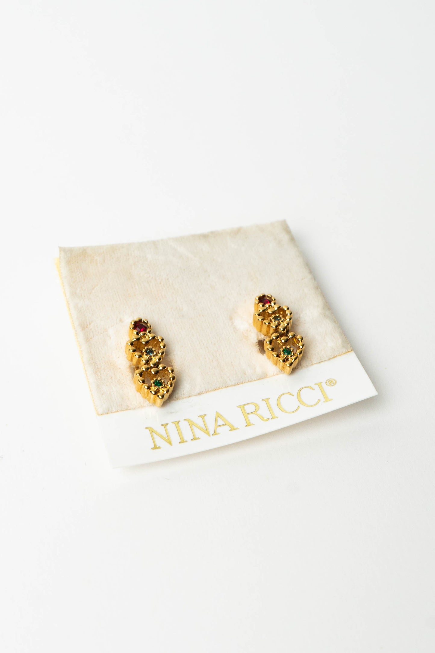 The Nina Ricci Cascading Coeurs de Joyaux Stud Earrings