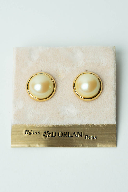 The D'Orlan "Perle Bombée" Stud Earrings
