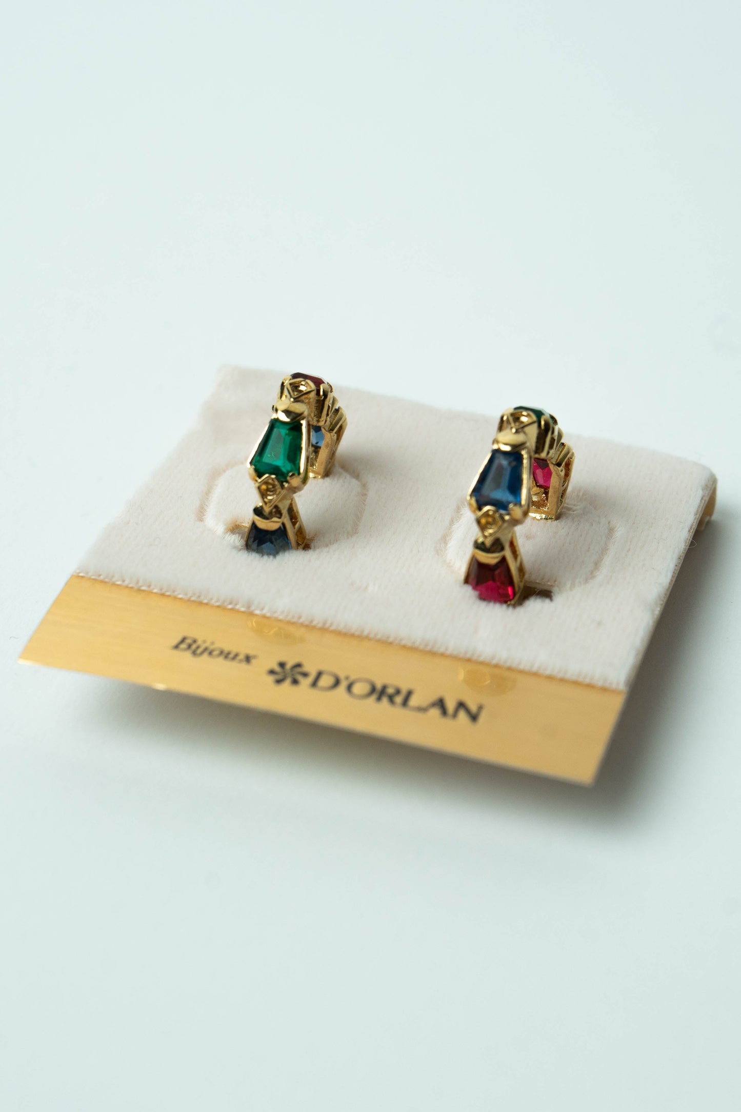 The D'Orlan "Mosaïque de Joyaux" Hoop Earrings