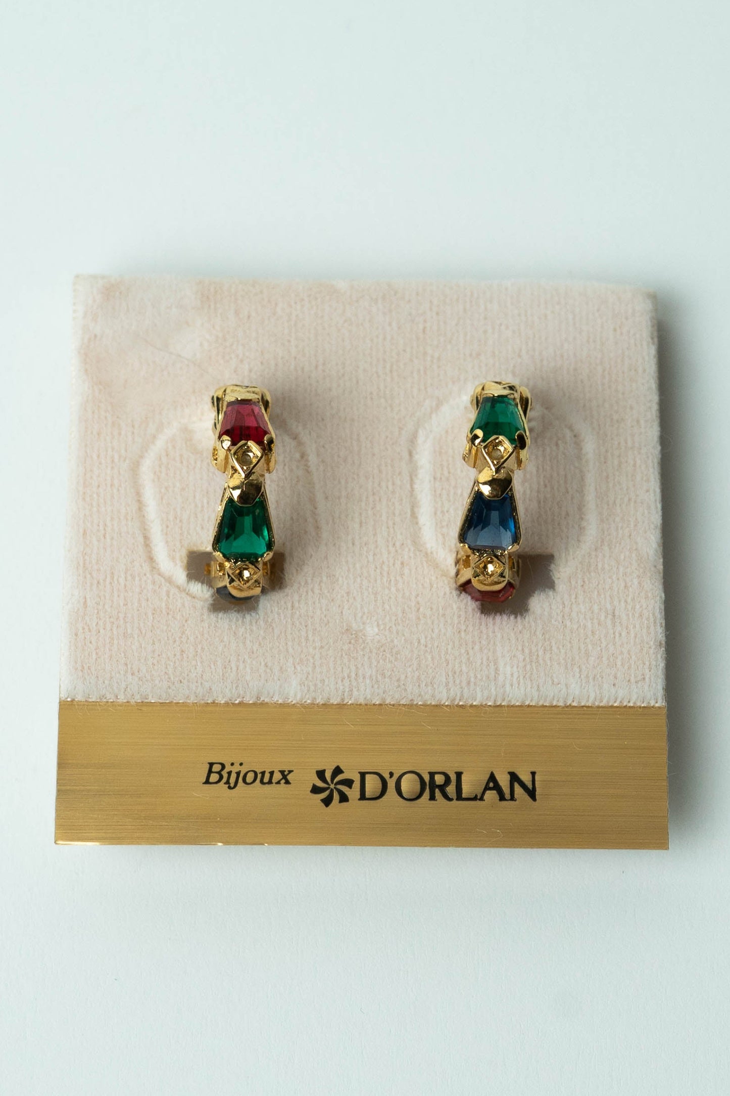 The D'Orlan "Mosaïque de Joyaux" Hoop Earrings