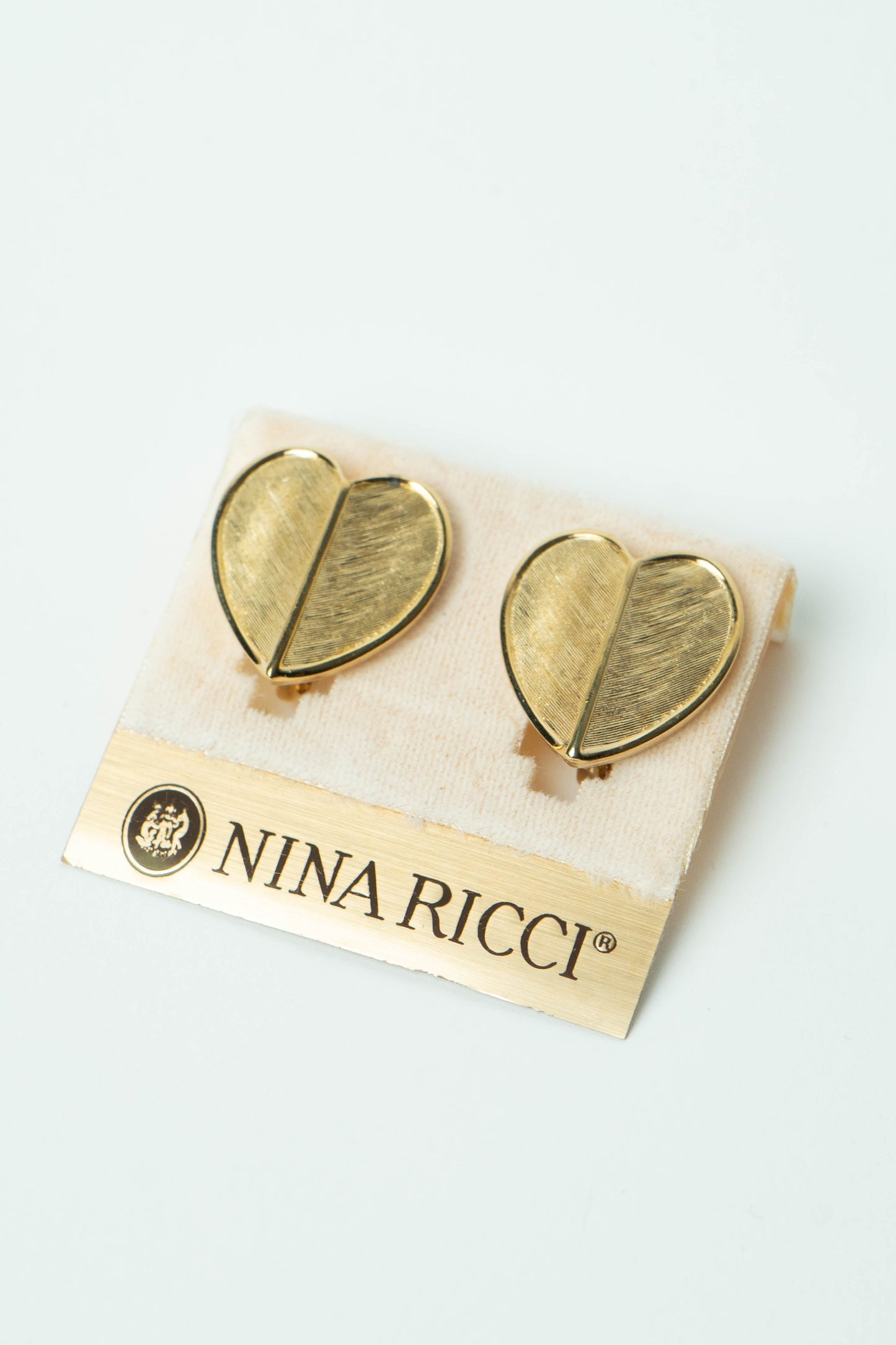 The Nina Ricci Cœur Satin Heart Earrings