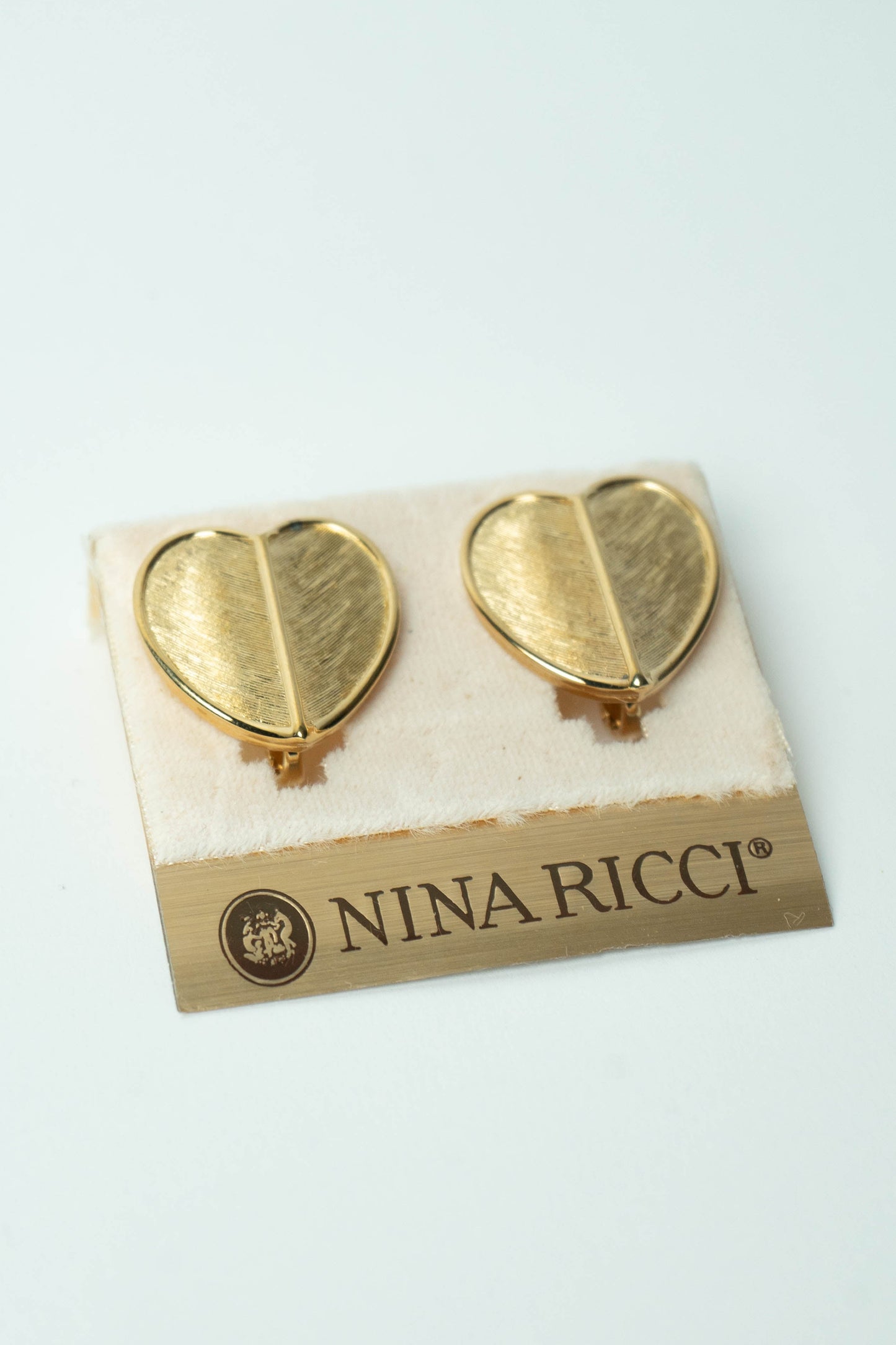 The Nina Ricci Cœur Satin Heart Earrings