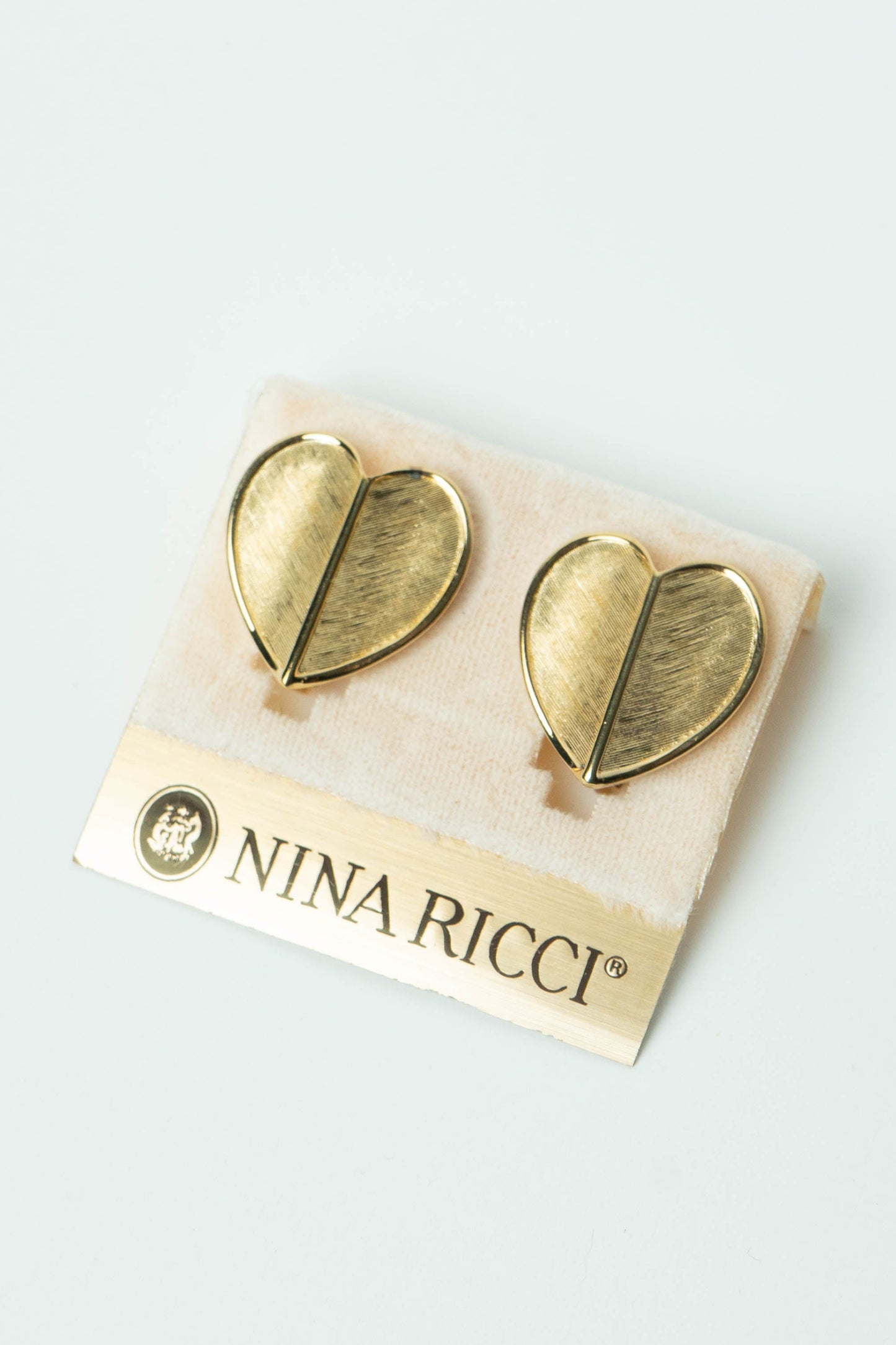 The Nina Ricci Cœur Satin Heart Earrings