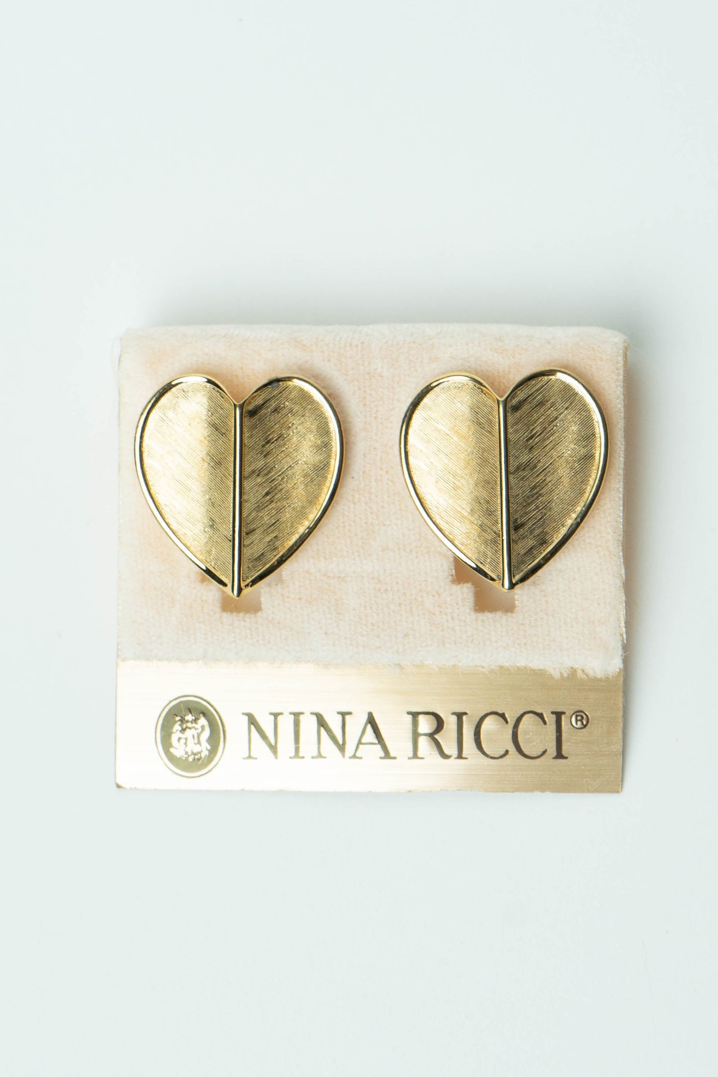 The Nina Ricci Cœur Satin Heart Earrings
