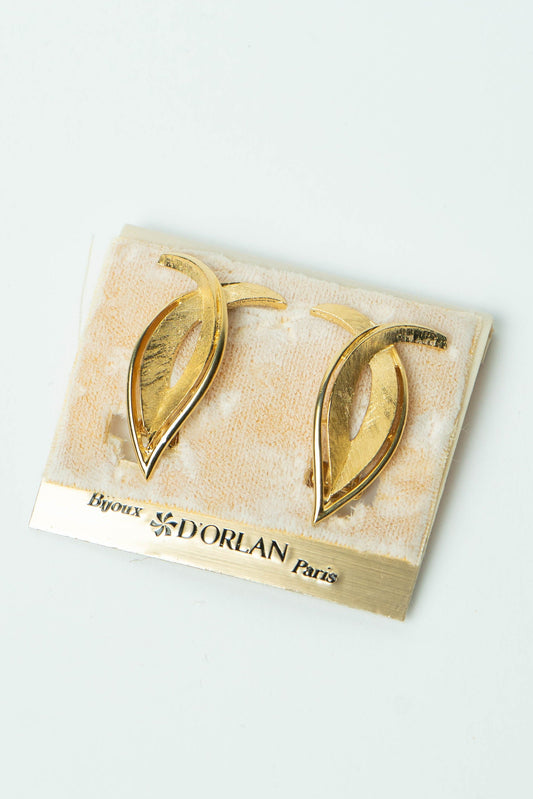 The D’Orlan Navette Contour Earrings