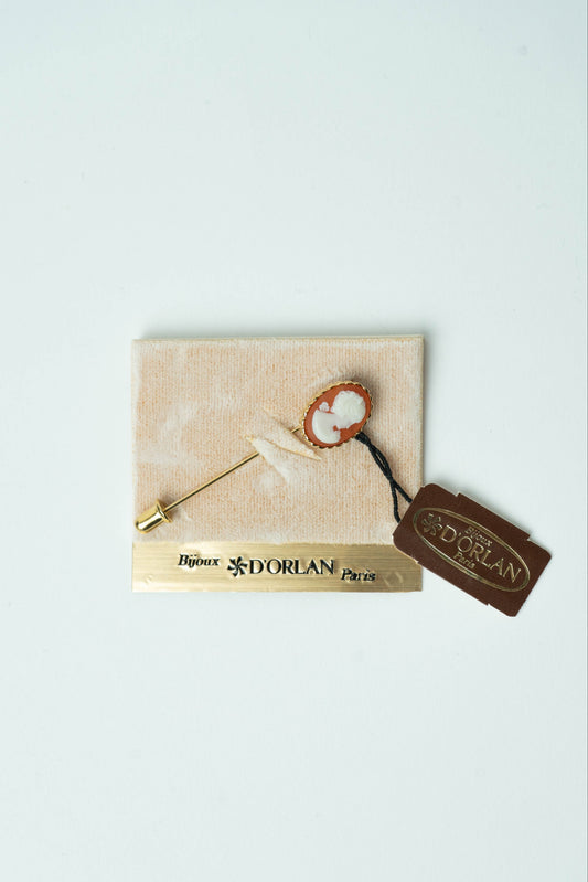 The D’Orlan Camée Miniature Stick Pin Brooch
