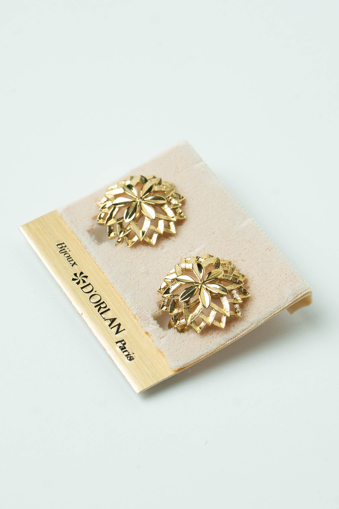 The D’Orlan Tournesol Diamond-Cut Button Earrings