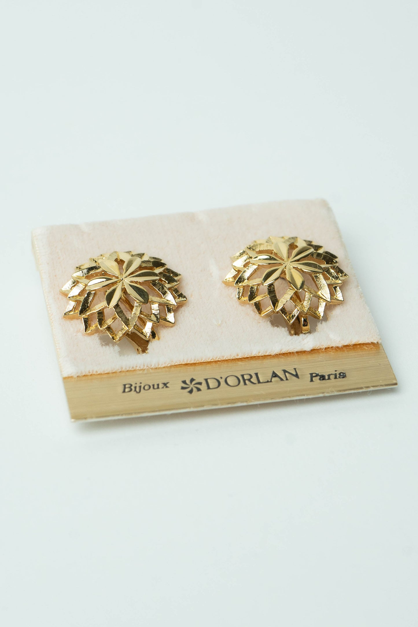 The D’Orlan Tournesol Diamond-Cut Button Earrings