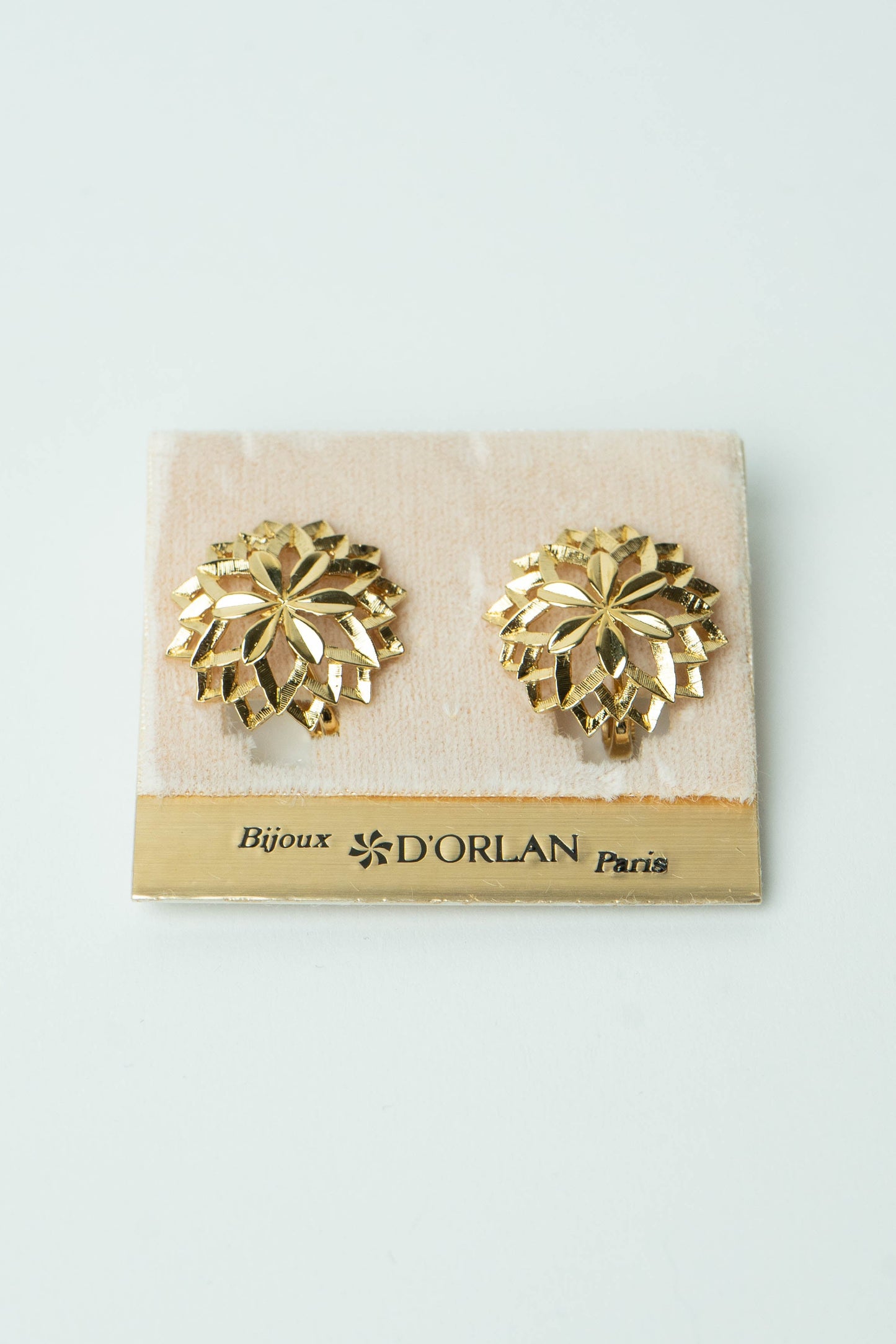 The D’Orlan Tournesol Diamond-Cut Button Earrings