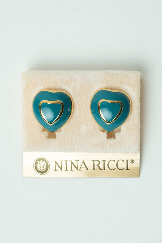 The Nina Ricci Cœur Double Émail Earrings