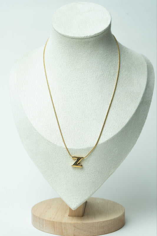 The Nina Ricci Monogramme Letter Z Pendant Necklace