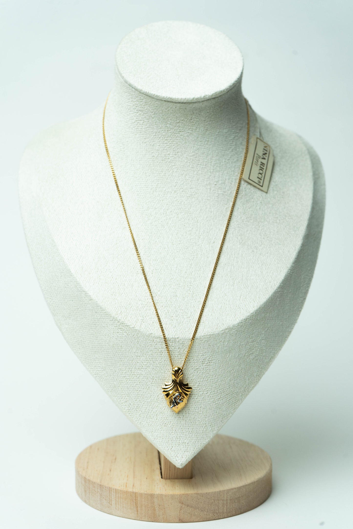 The Nina Ricci Écusson Monogramme Pendant Necklace