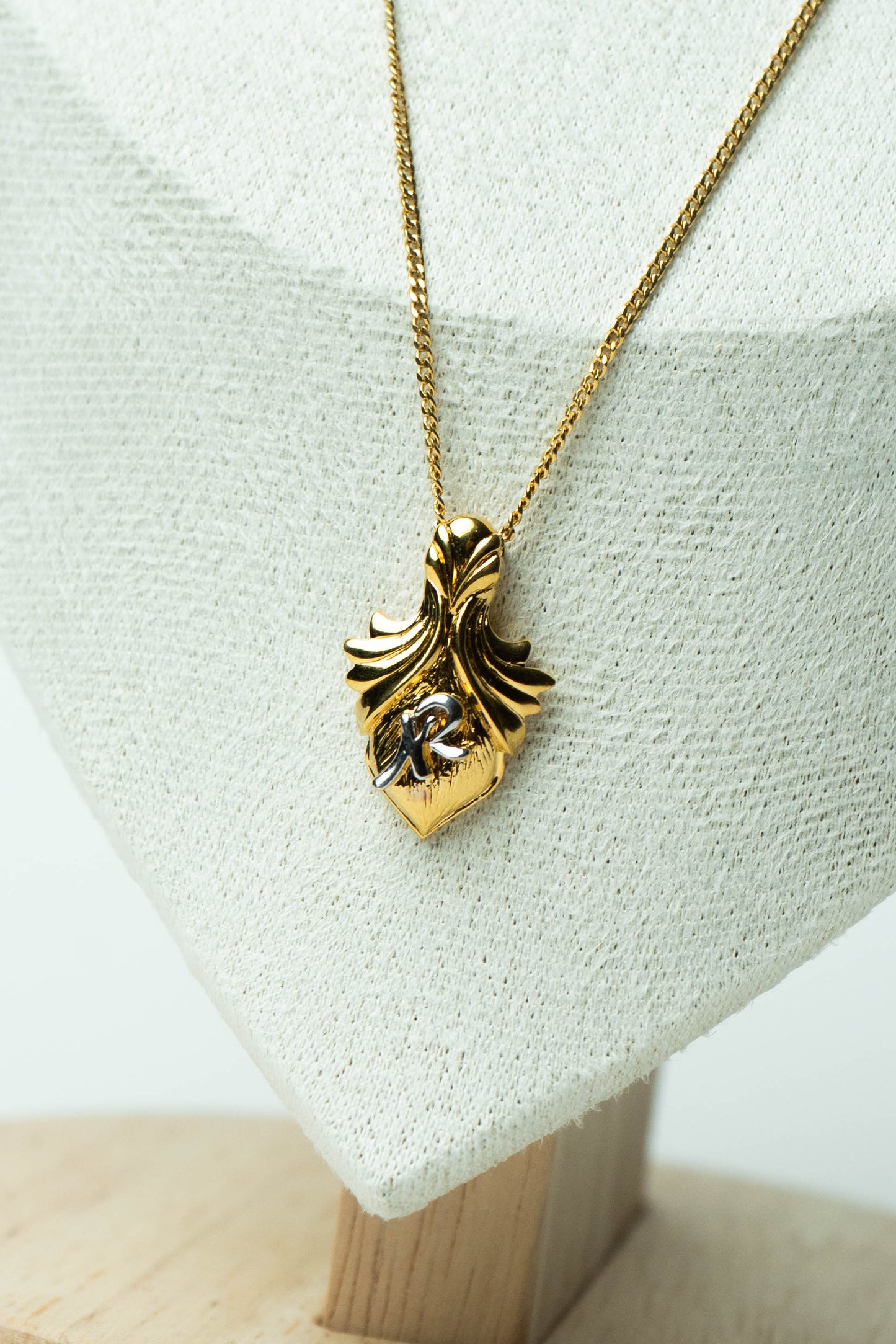 The Nina Ricci Écusson Monogramme Pendant Necklace