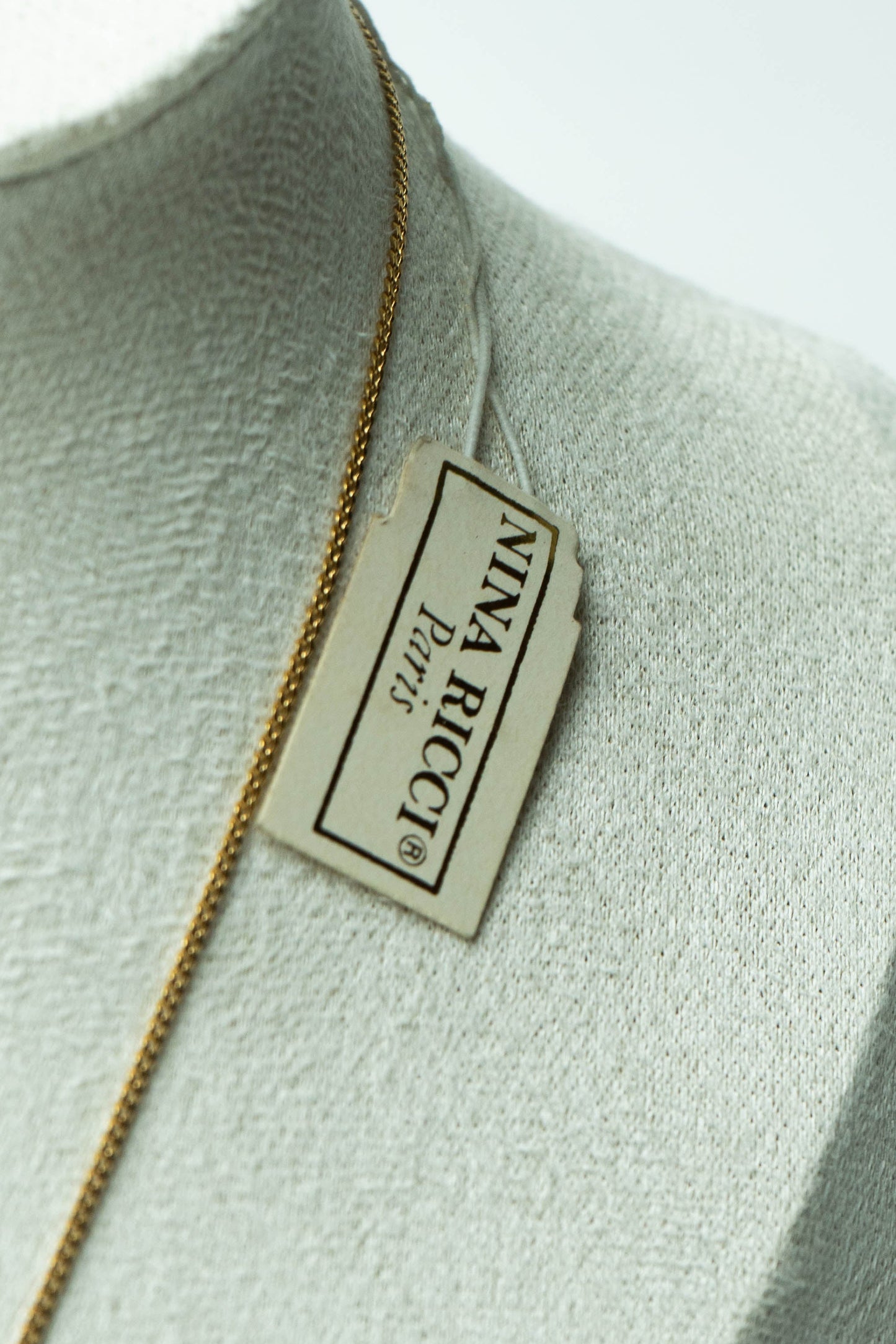 The Nina Ricci Écusson Monogramme Pendant Necklace