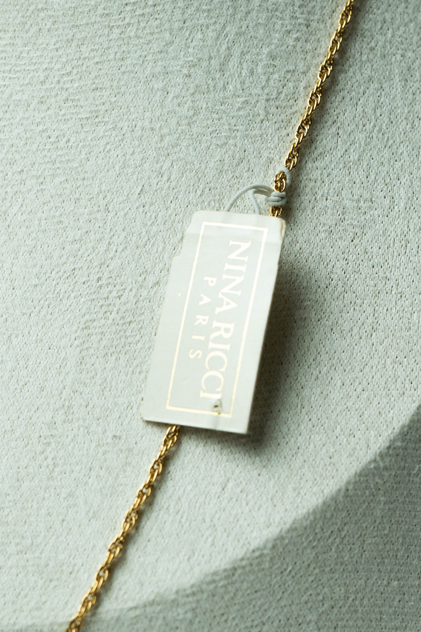 The Nina Ricci Monogramme Block Pendant Necklace