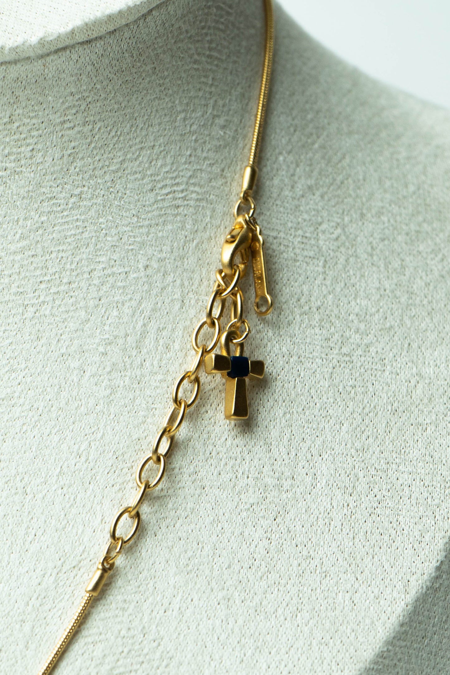 The D’Orlan Tablet Silhouette Ribbon Pendant Necklace