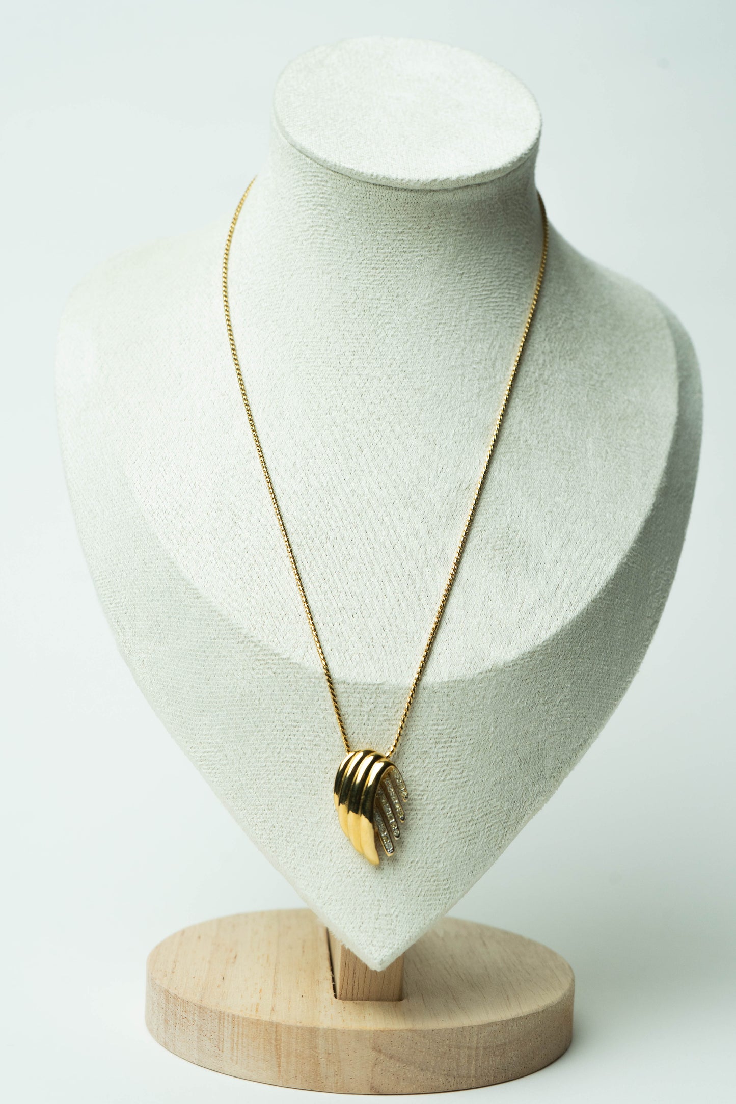 The Nina Ricci L'Aile D'Ange Pavé Pendant Necklace