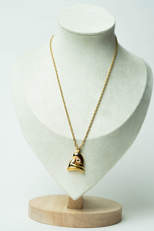 The Nina Ricci Chapeau Abstrait Œil-de-Chat Necklace