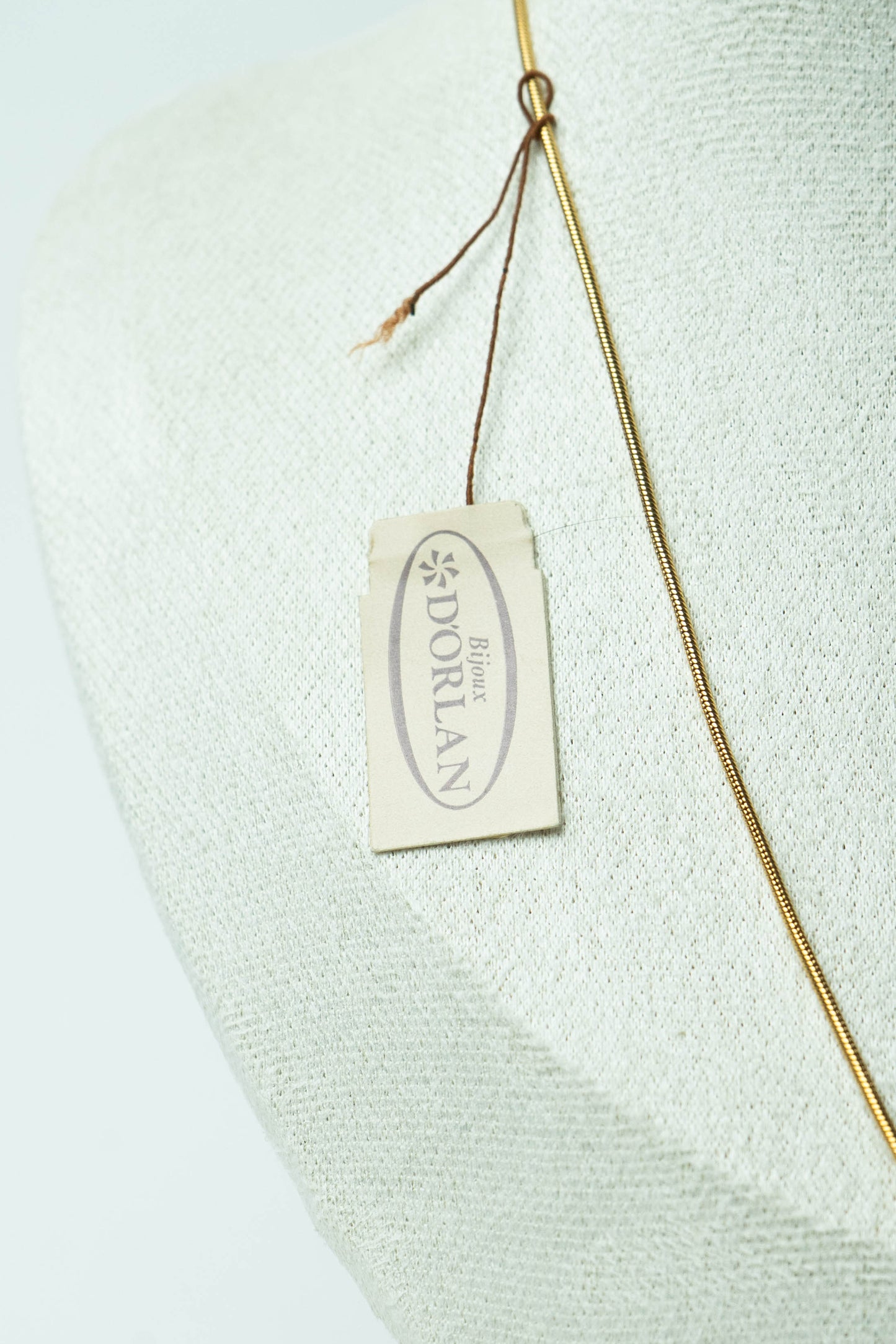 The D’Orlan Émail Rouge Monogramme Médaillon Necklace