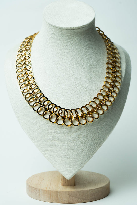 The Nina Ricci Côte de Maille Maillon Collar Necklace