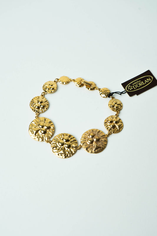 The D’Orlan Médaillon Soleil Tribal Link Bracelet
