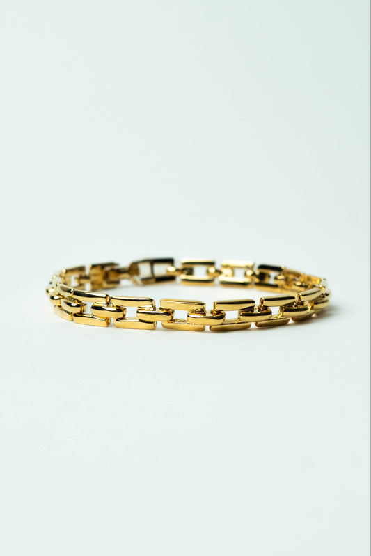 The Nina Ricci Maillon Brique Articulée Bracelet