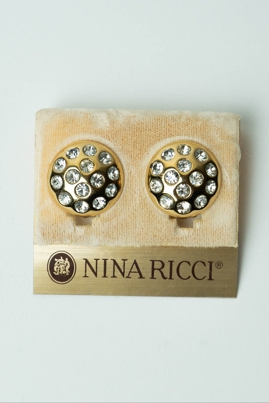 The Nina Ricci Bouton Constellation Cristalline Earrings