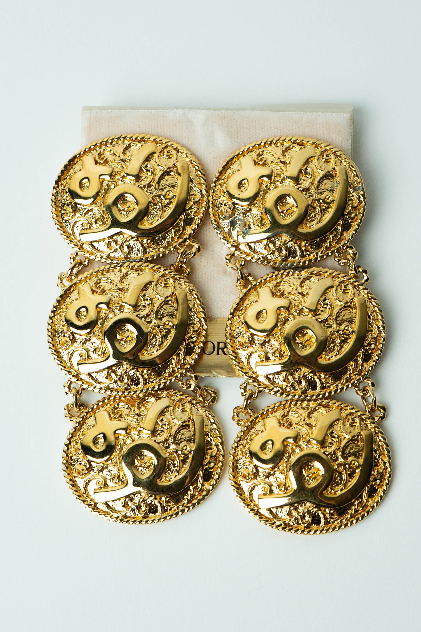 The D’Orlan Cascading Calligraphie Arabe Pendant Earrings