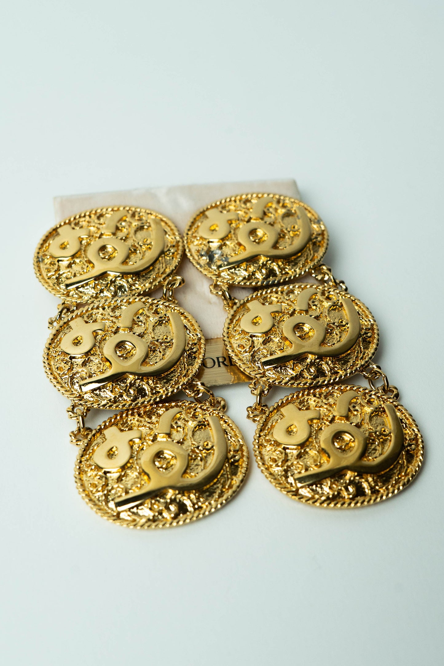 The D’Orlan Cascading Calligraphie Arabe Pendant Earrings