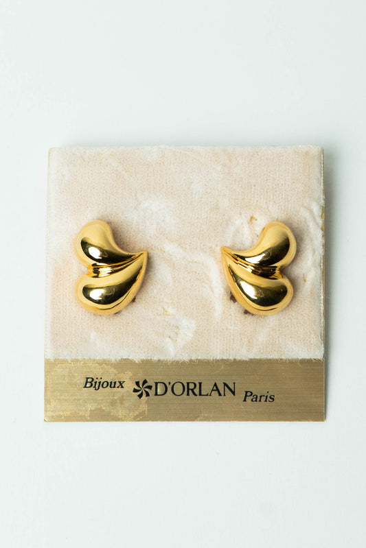 The D'Orlan Cœur Entrelacé Lisse Earrings