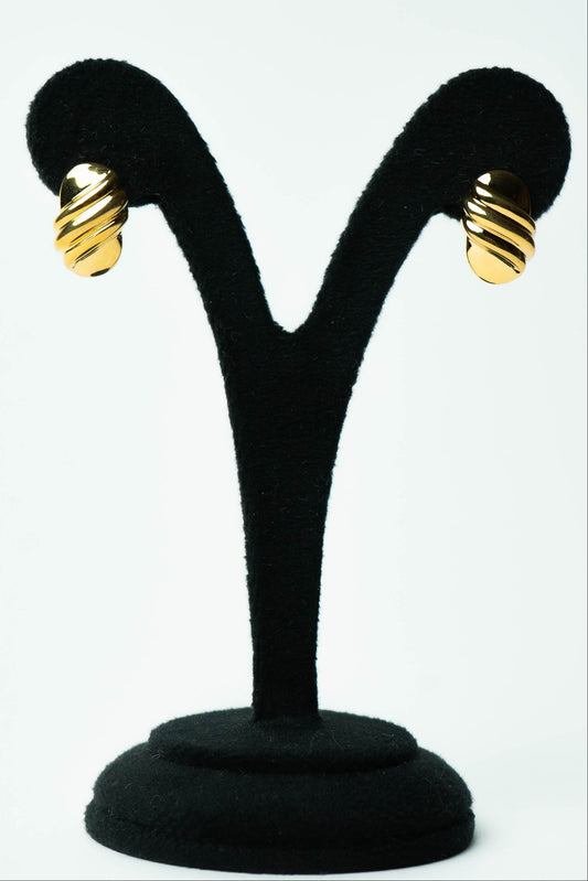 The Nina Ricci Demi-Cercle Torsadé Lisse Earrings