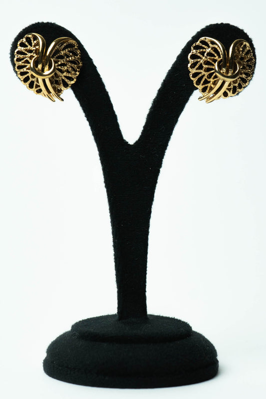 The D'Orlan Nœud de Dentelle en Filigrane Earrings