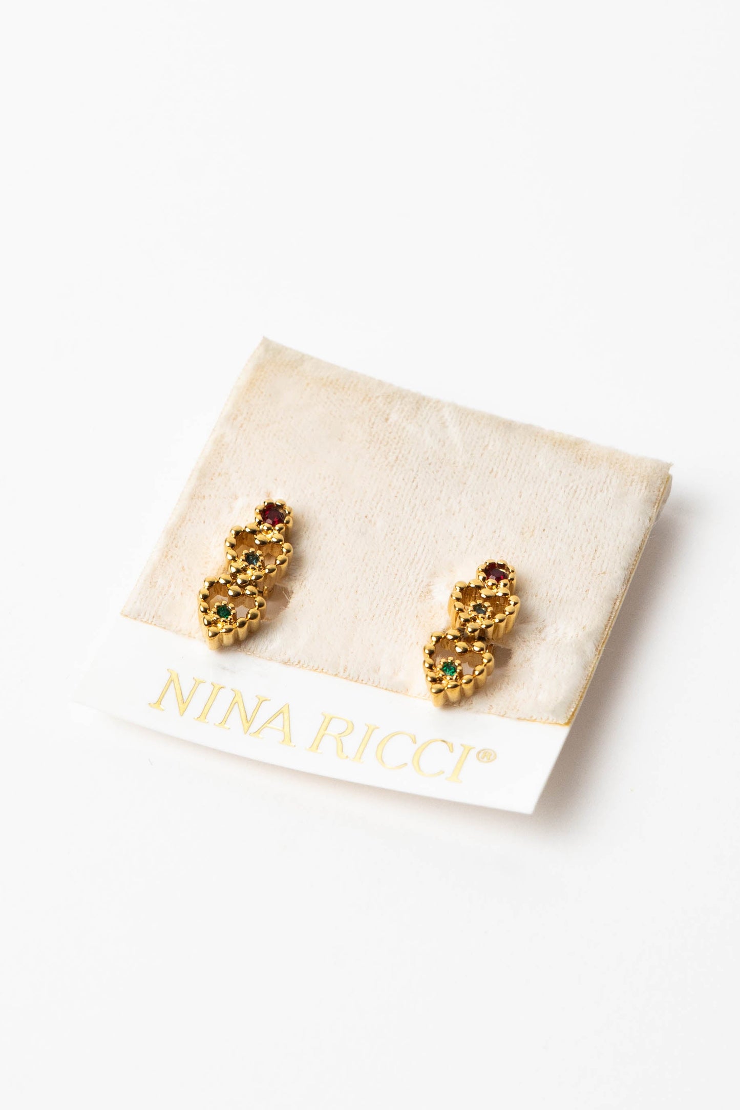 The Nina Ricci Cascading Coeurs de Joyaux Stud Earrings