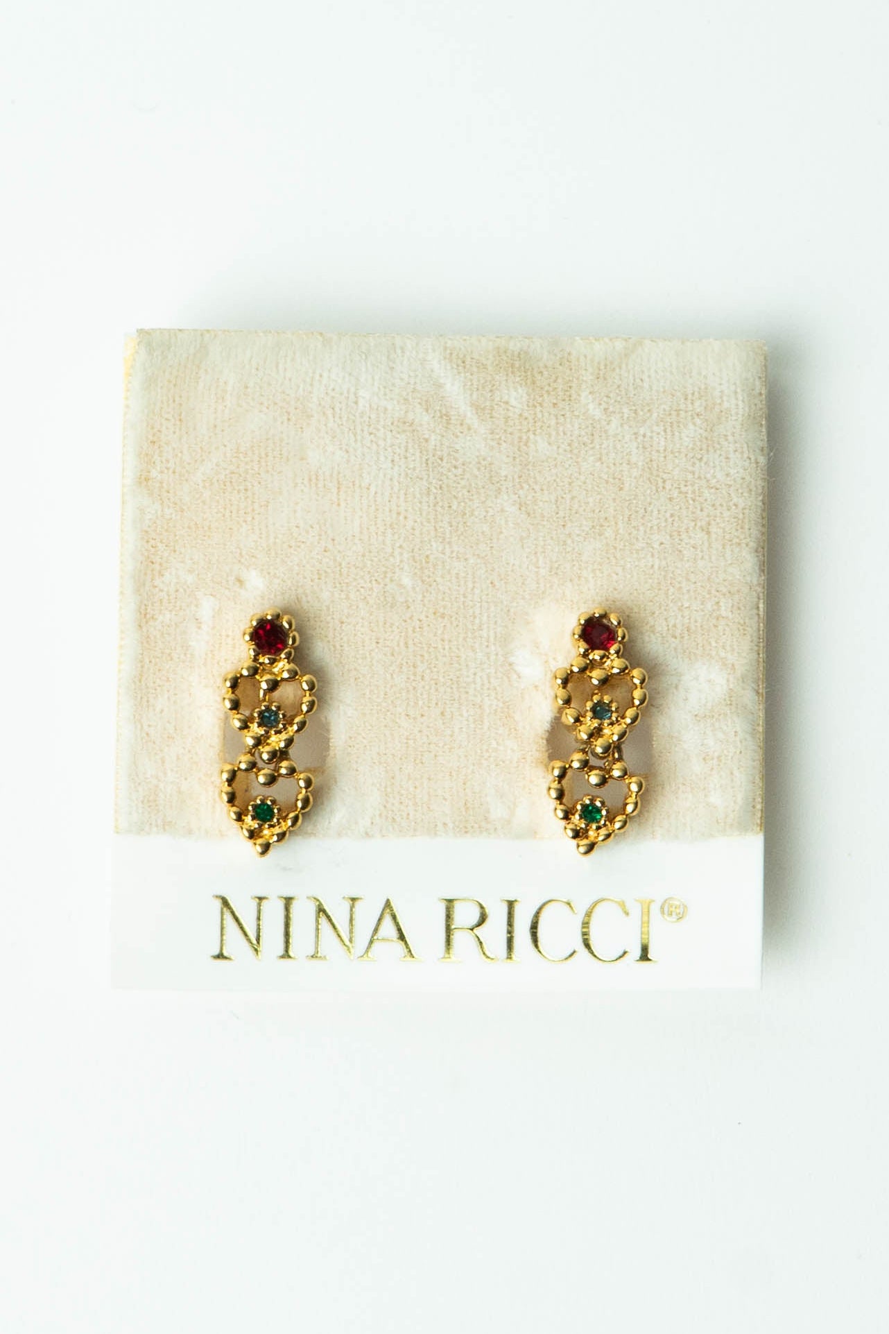 The Nina Ricci Cascading Coeurs de Joyaux Stud Earrings