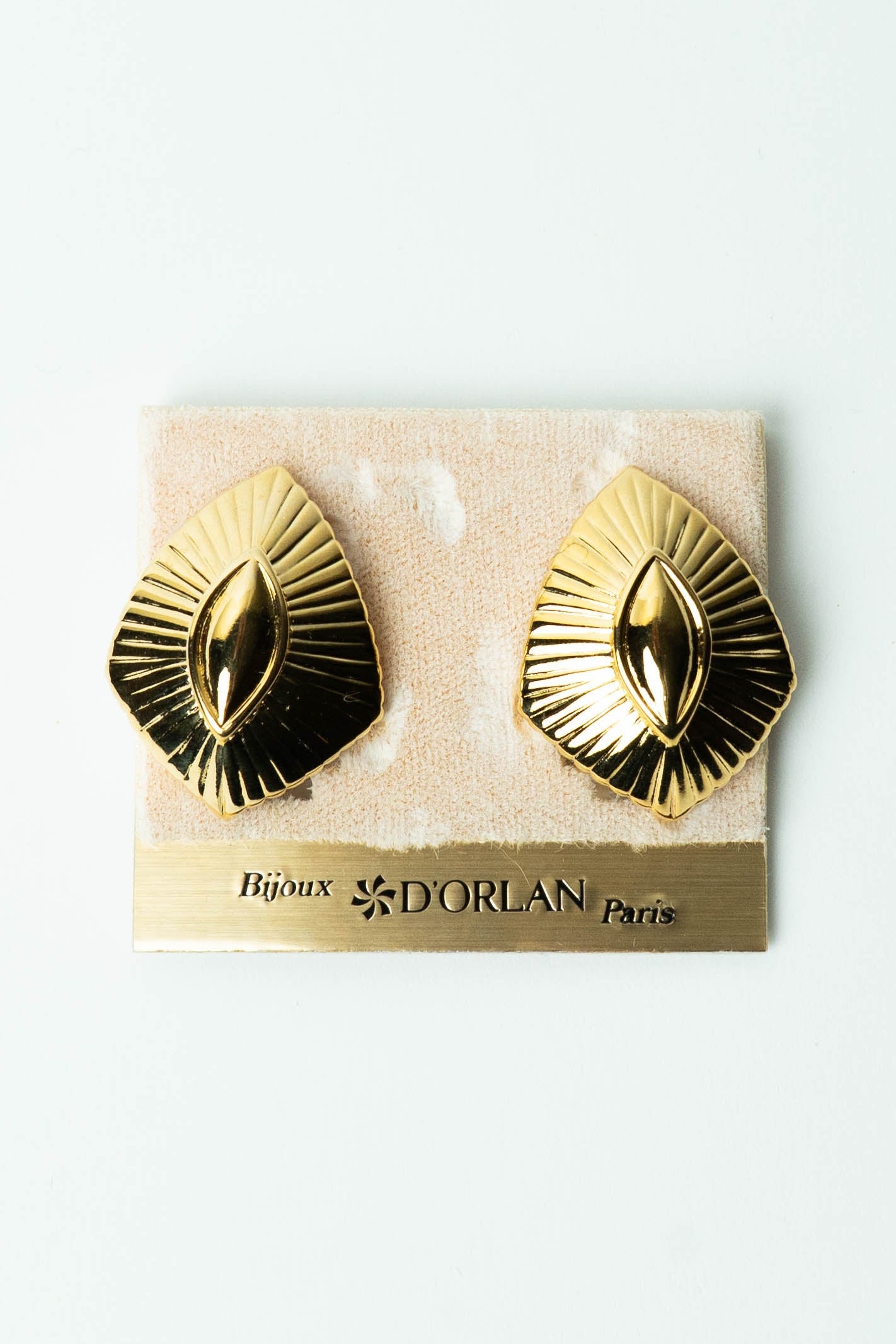 The Bijoux D'Orlan Éventail Solaire d'Or Clip-On Earrings