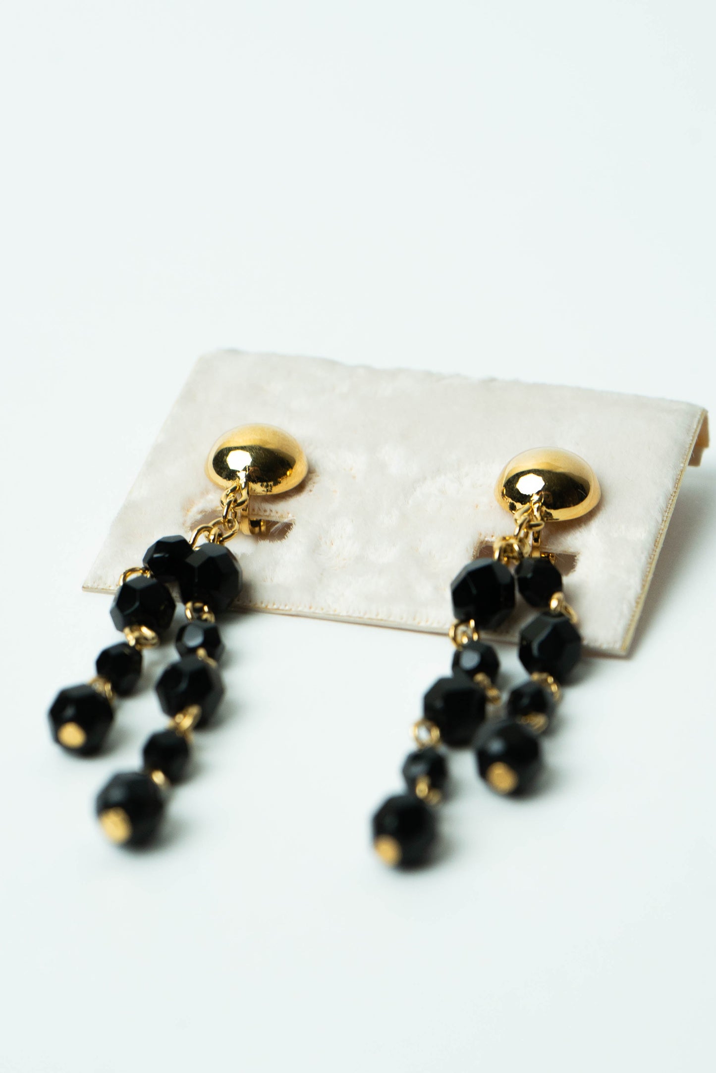 The D'Orlan Cascade de Jais Dangle Earrings