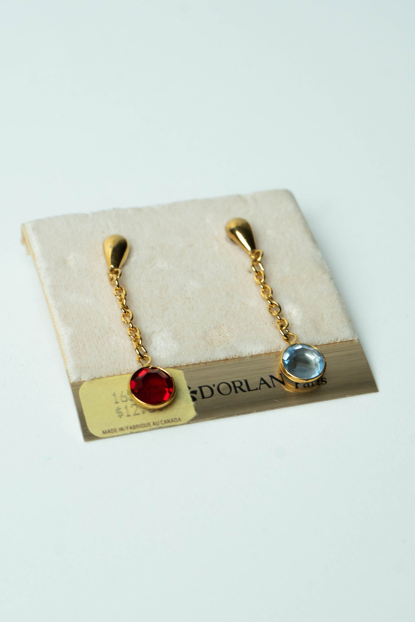 The D'Orlan "Asymétrie Céleste" Drop Earrings